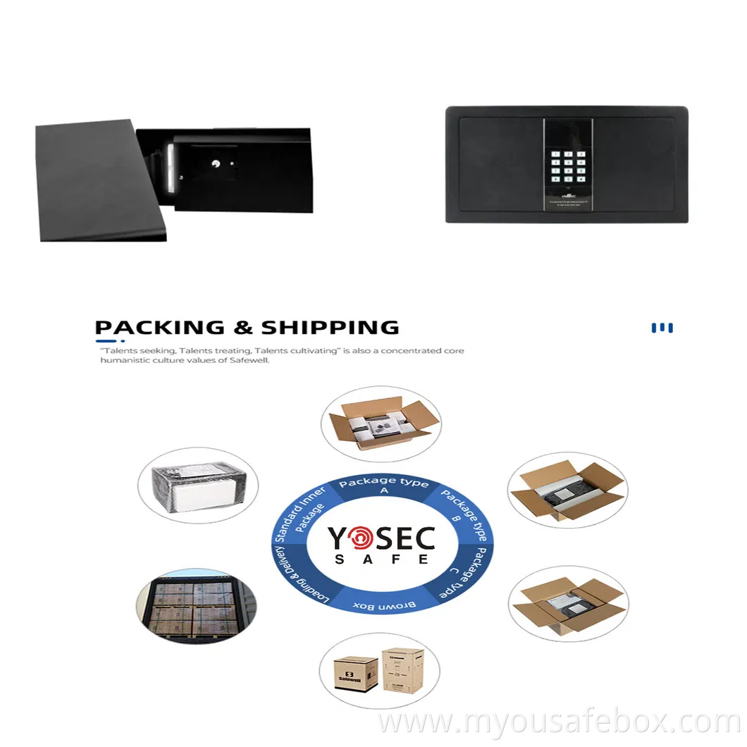 Digital Code Lock Safe Hotel Use Safe Box Portable Safe Box for Guest Room